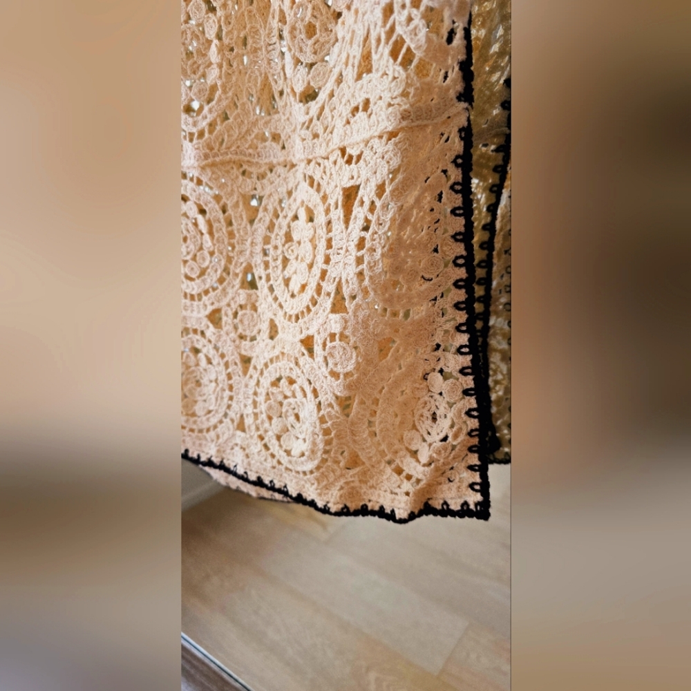 Crochet cotton skirt